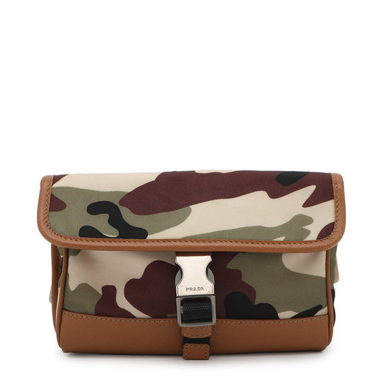 Prada Nylon Brown Crossbody Bags