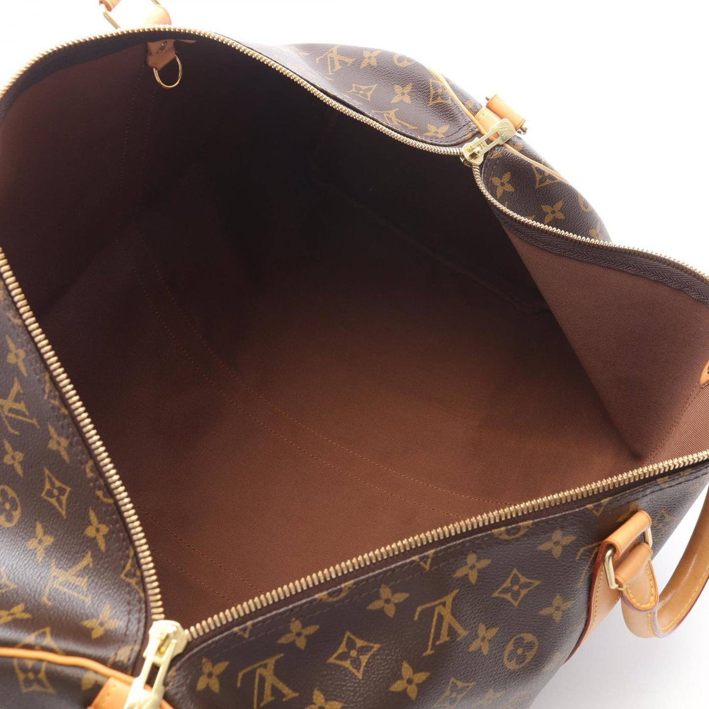 Louis Vuitton Coated Canvas Brown Travel Bags