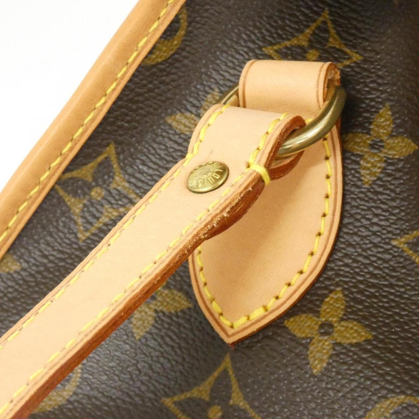 Louis Vuitton Coated Canvas Brown Shoulder Bags