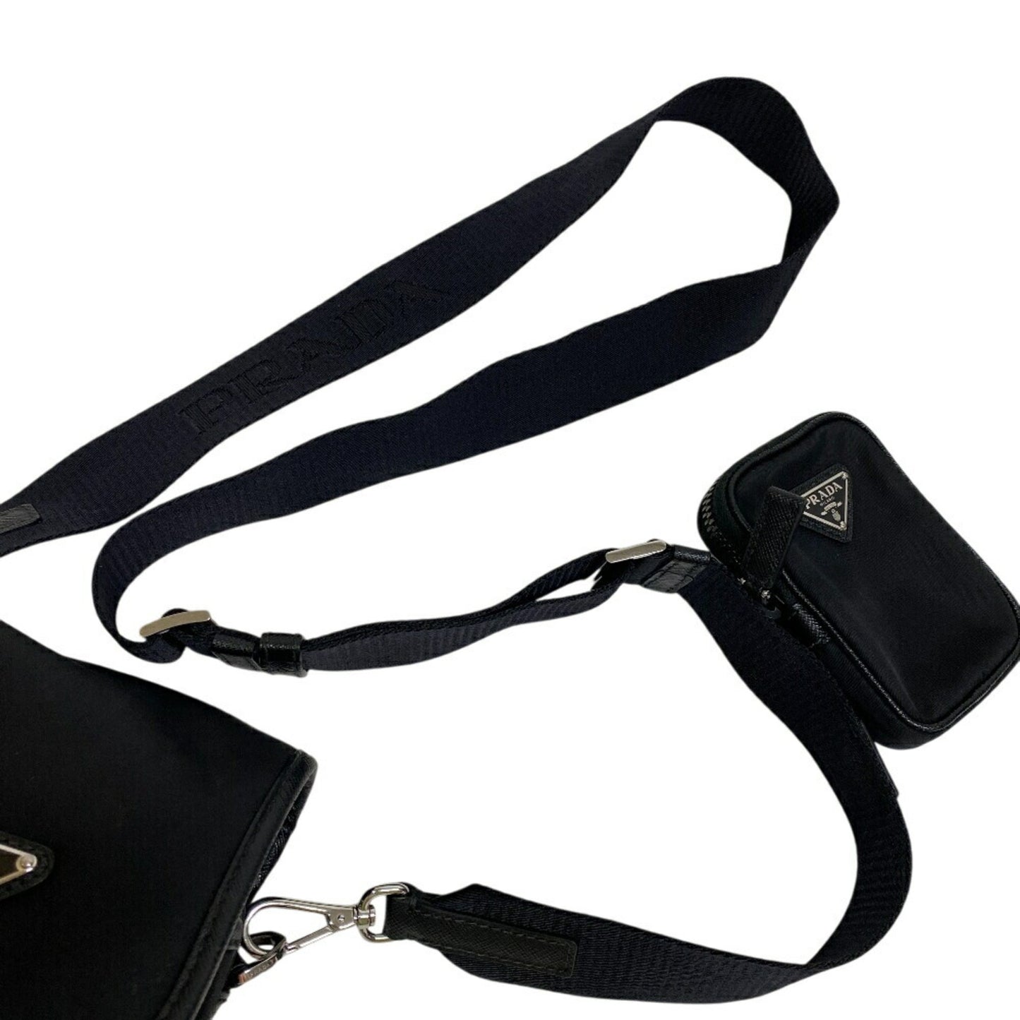 Prada Nylon Black Shoulder Bags