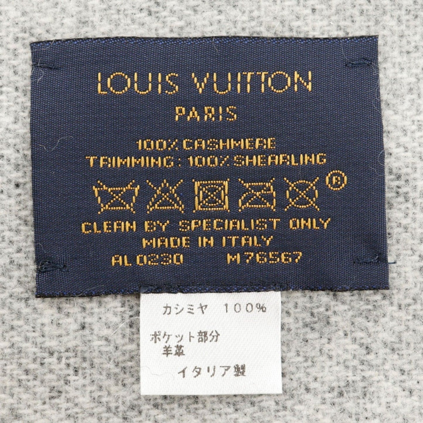 Louis Vuitton Cashmere Black Scarves