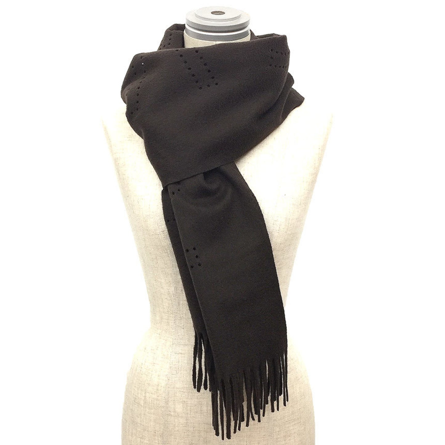 Louis Vuitton Cashmere Brown Scarves