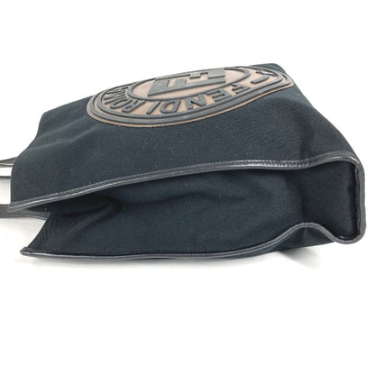 Fendi Canvas Black Shoulder Bags