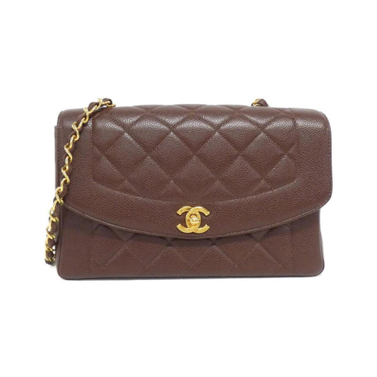 Chanel Calfskin Brown Shoulder Bags