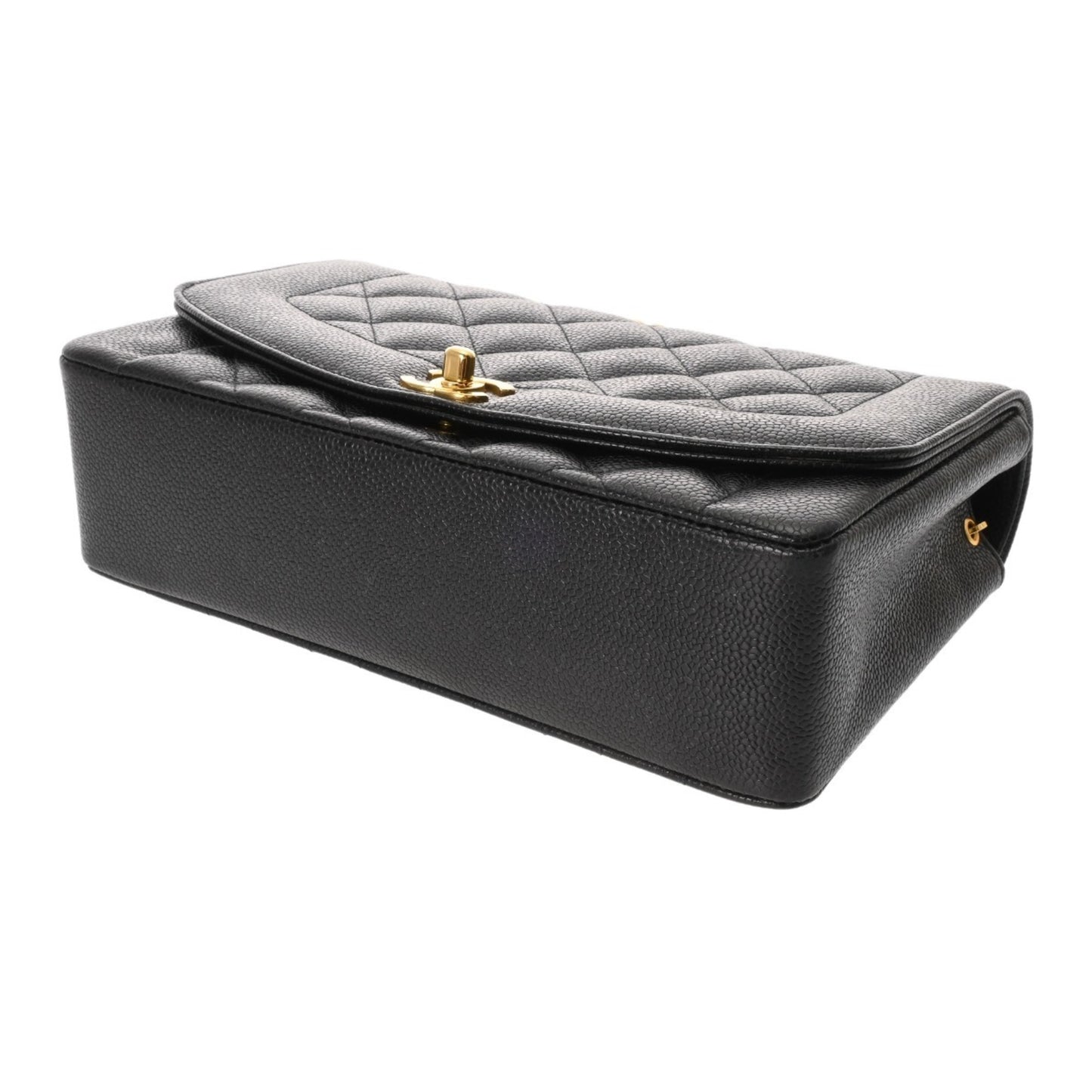 Chanel Calfskin Black Shoulder Bags