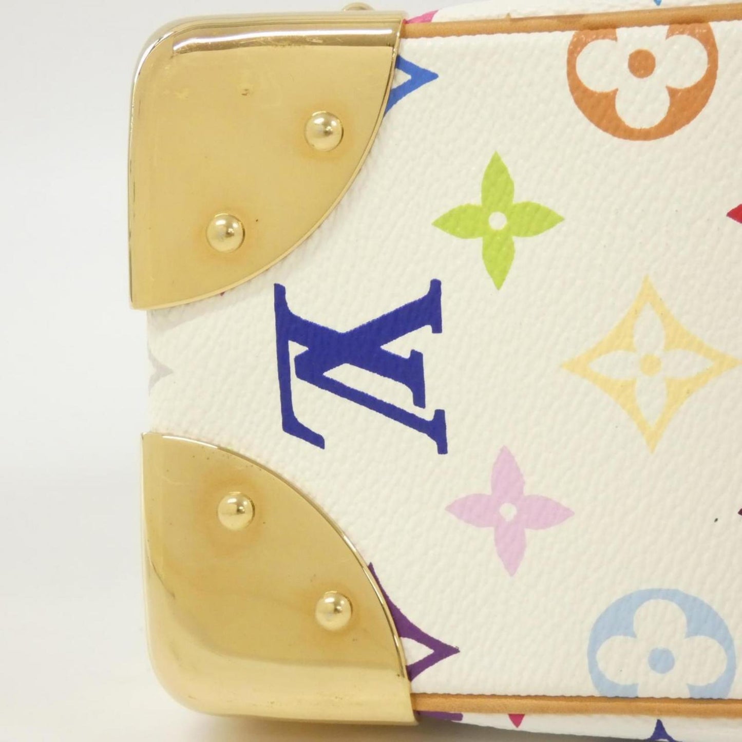 Louis Vuitton Coated Canvas White Shoulder Bags