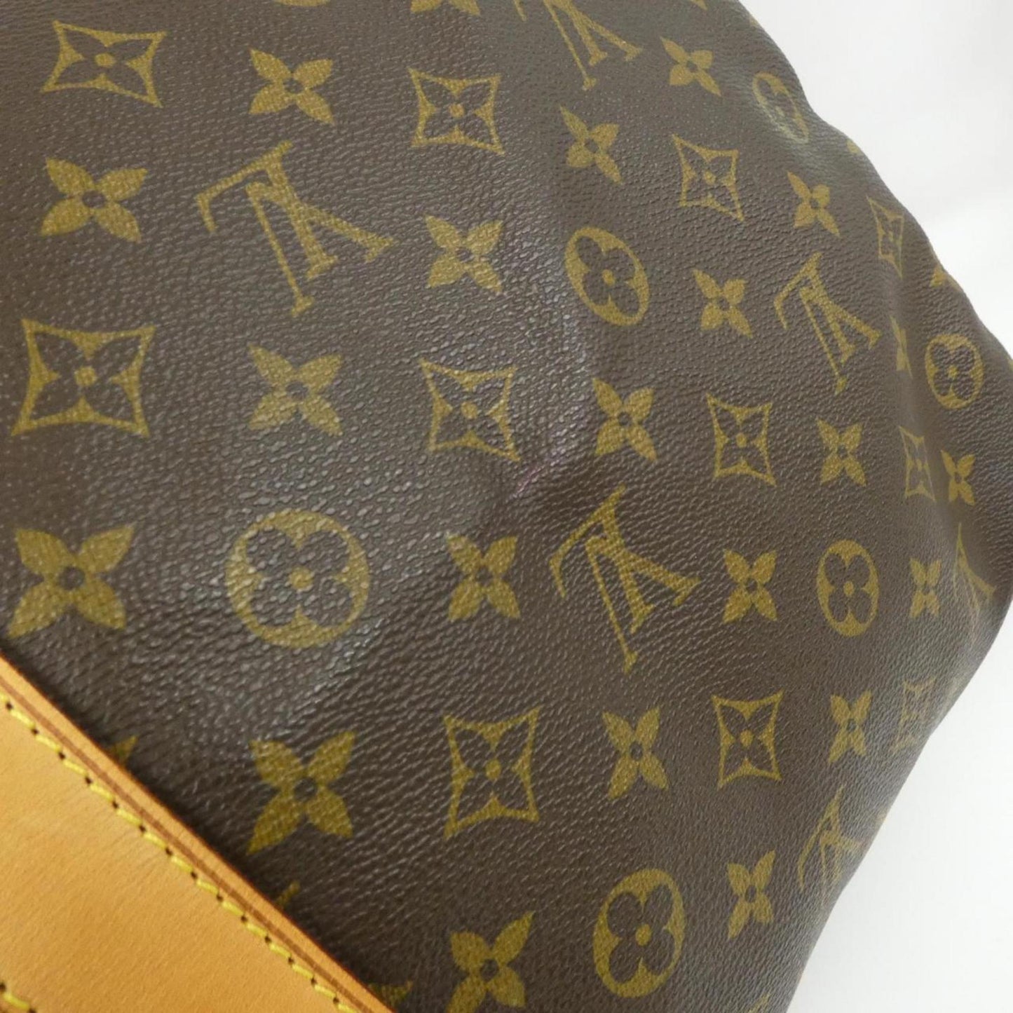 Louis Vuitton Coated Canvas Brown Travel Bags