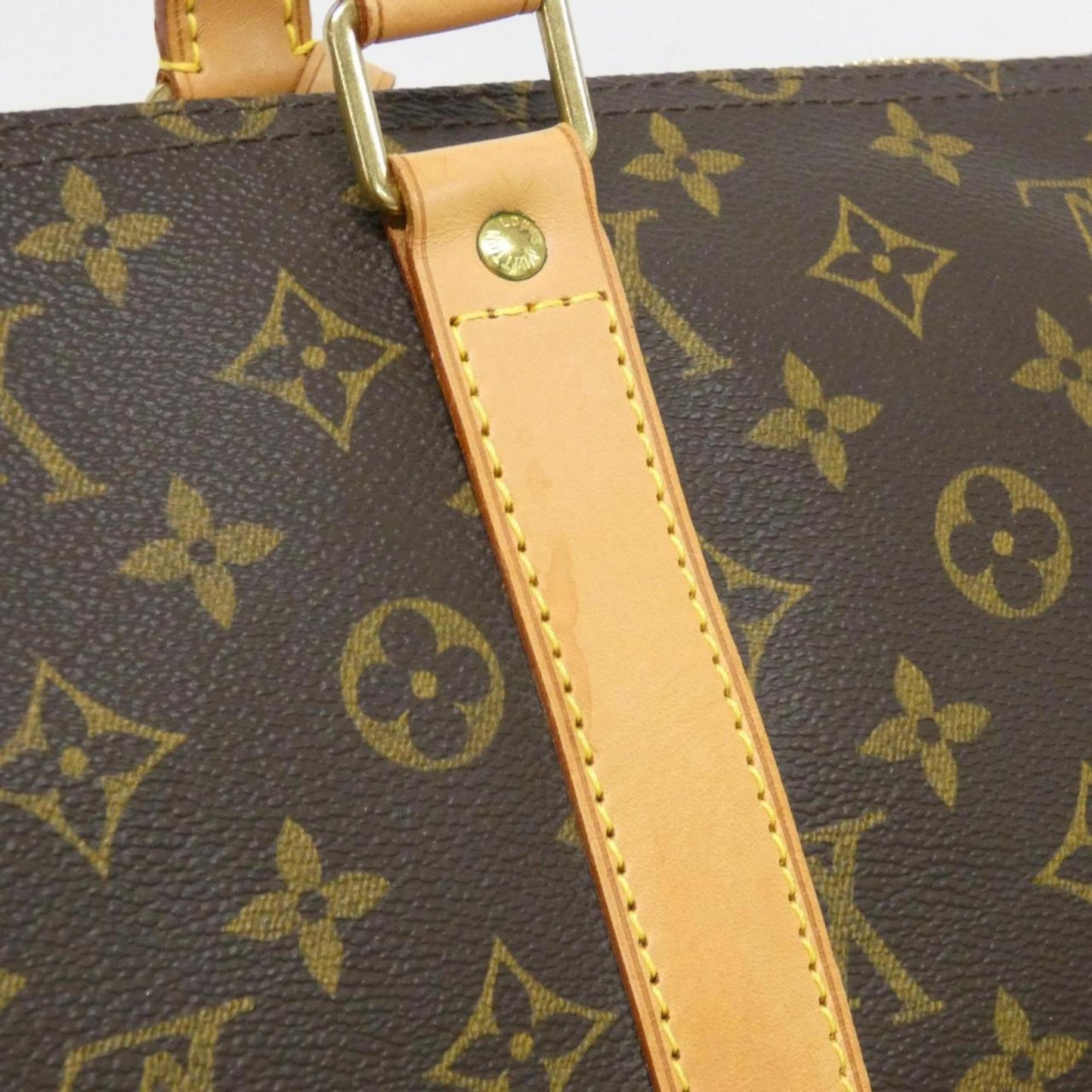 Louis Vuitton Coated Canvas Brown Travel Bags