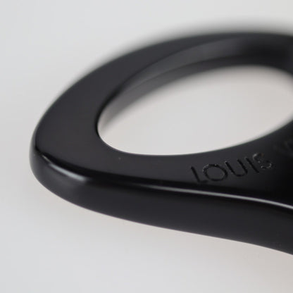 Louis Vuitton Glossy Material Black Key Rings