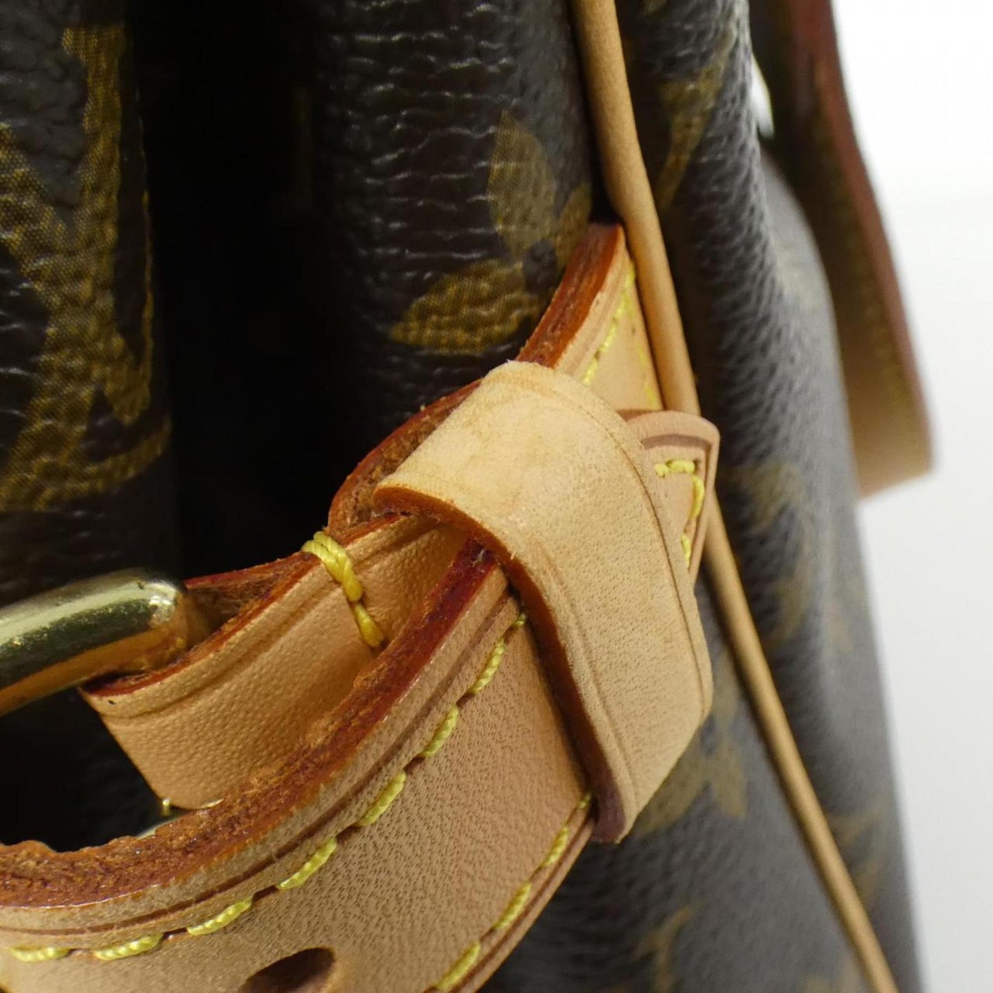 Louis Vuitton Coated Canvas Brown Handbags