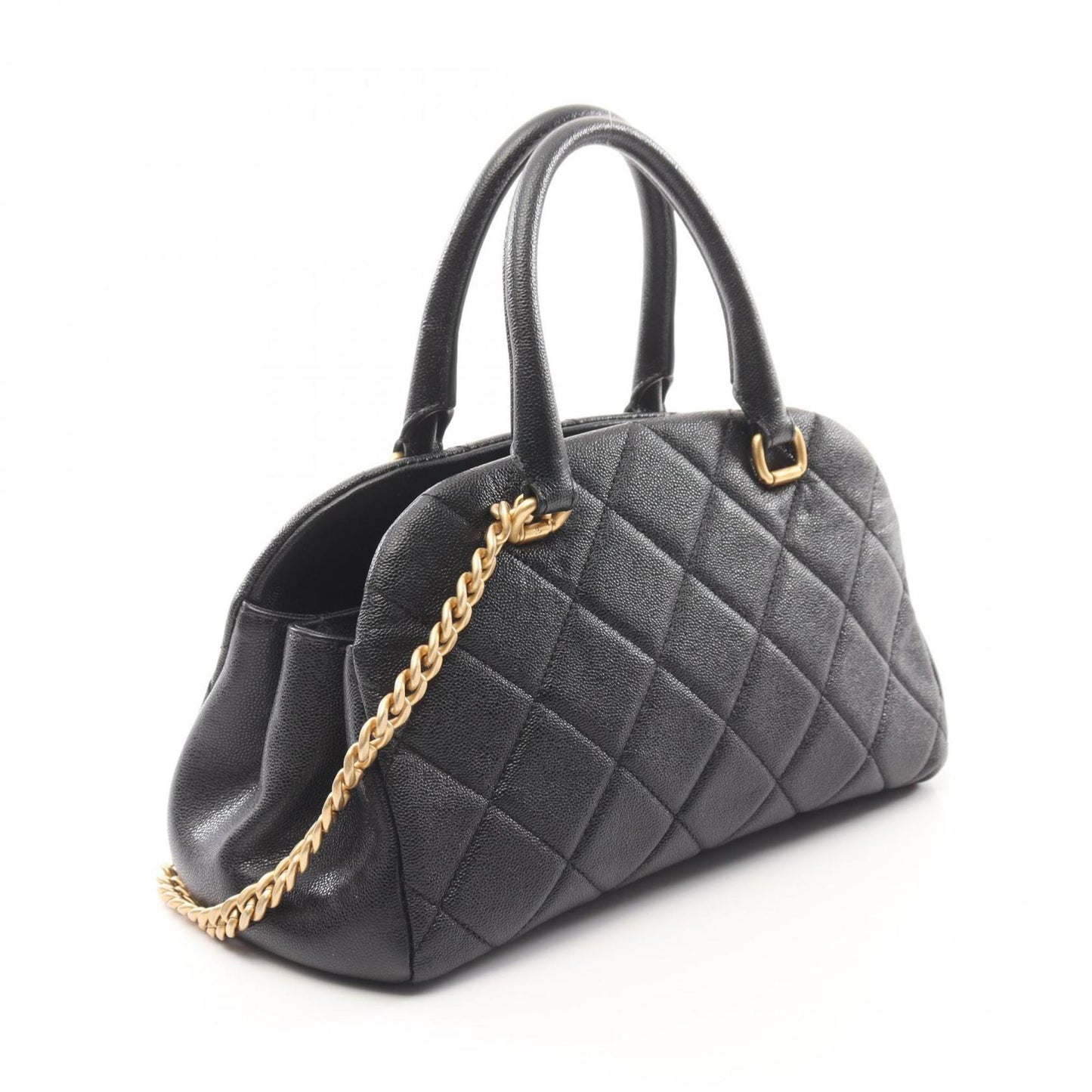 Chanel Calfskin Black Shoulder Bags