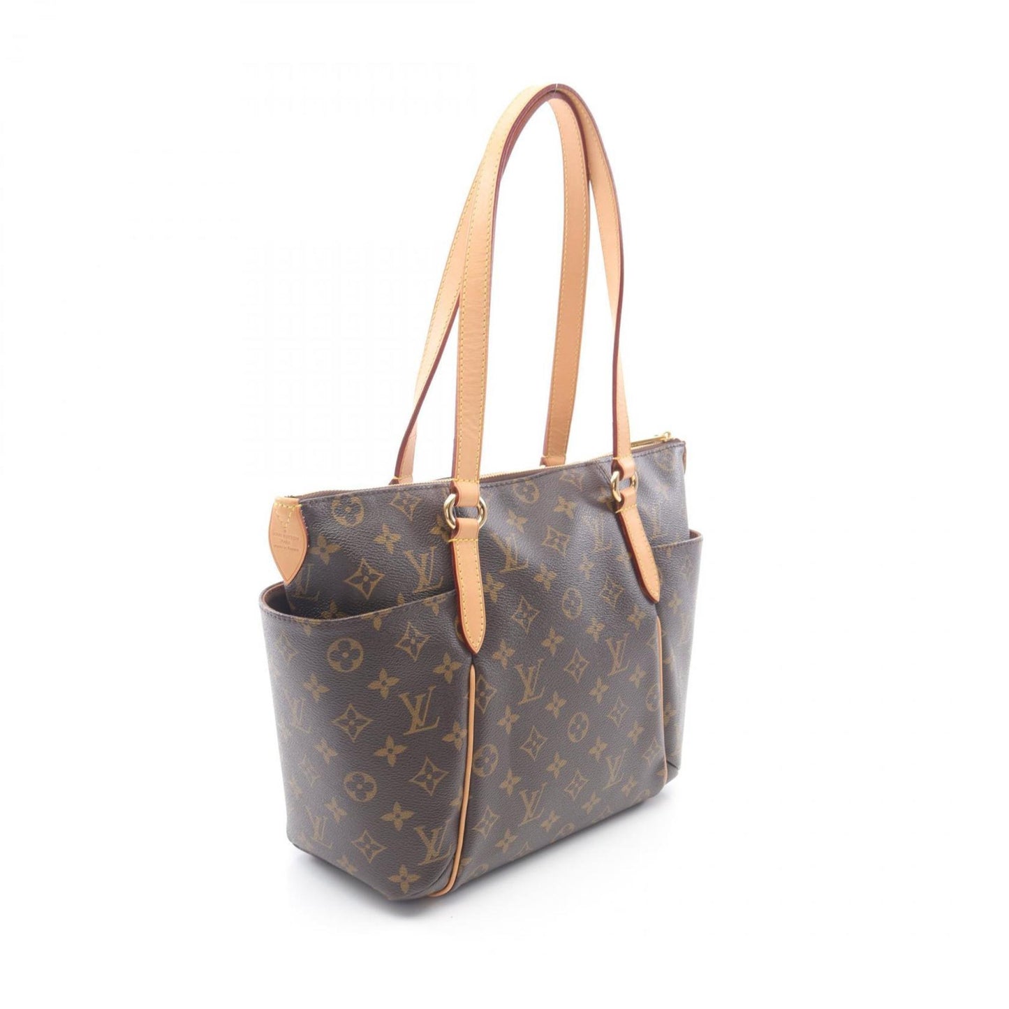 Louis Vuitton Coated Canvas Brown Tote Bags
