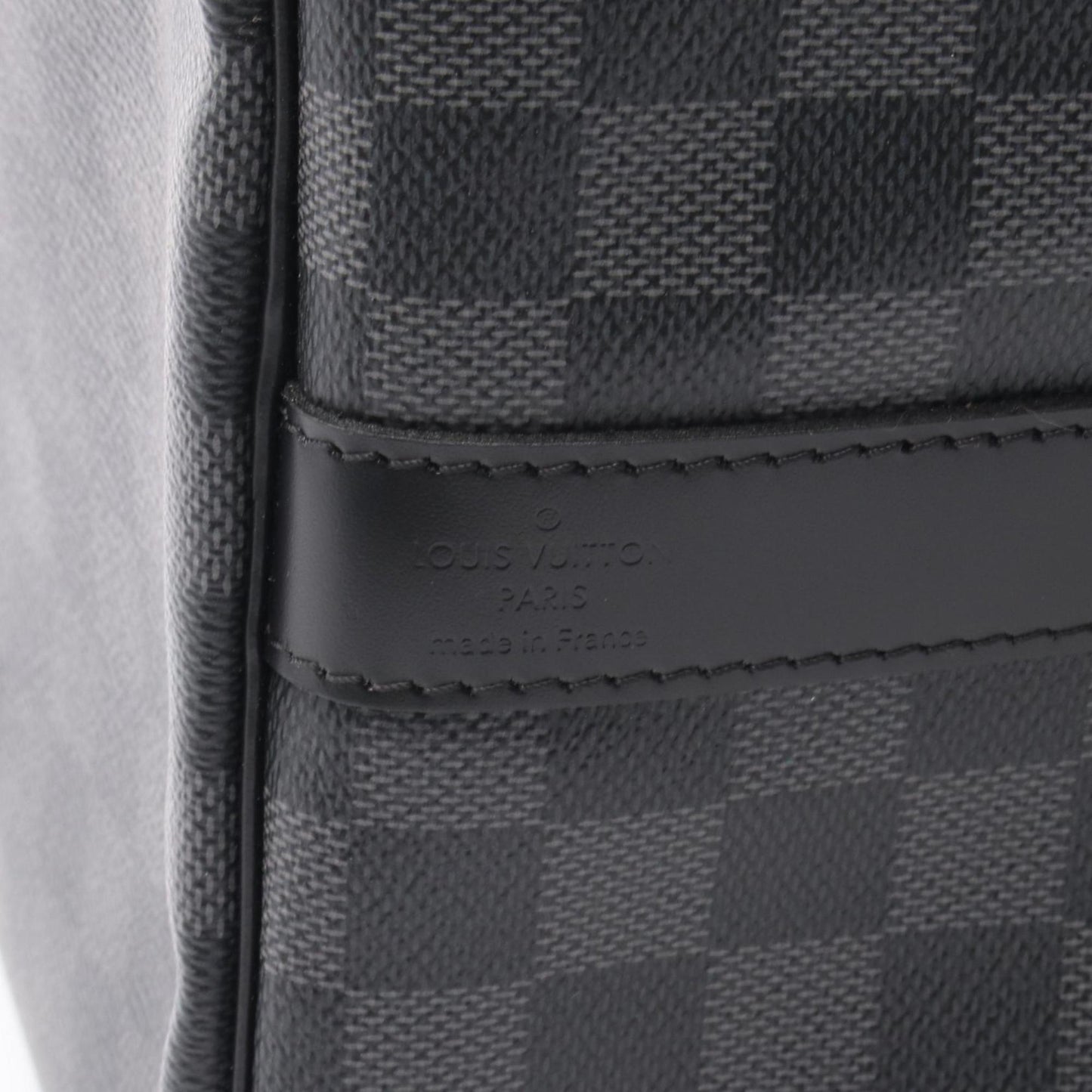 Louis Vuitton Coated Canvas Black Travel Bags