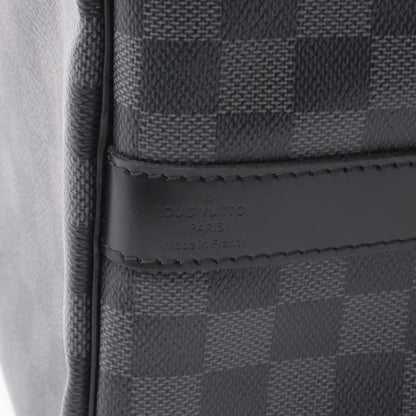 Louis Vuitton Coated Canvas Black Travel Bags