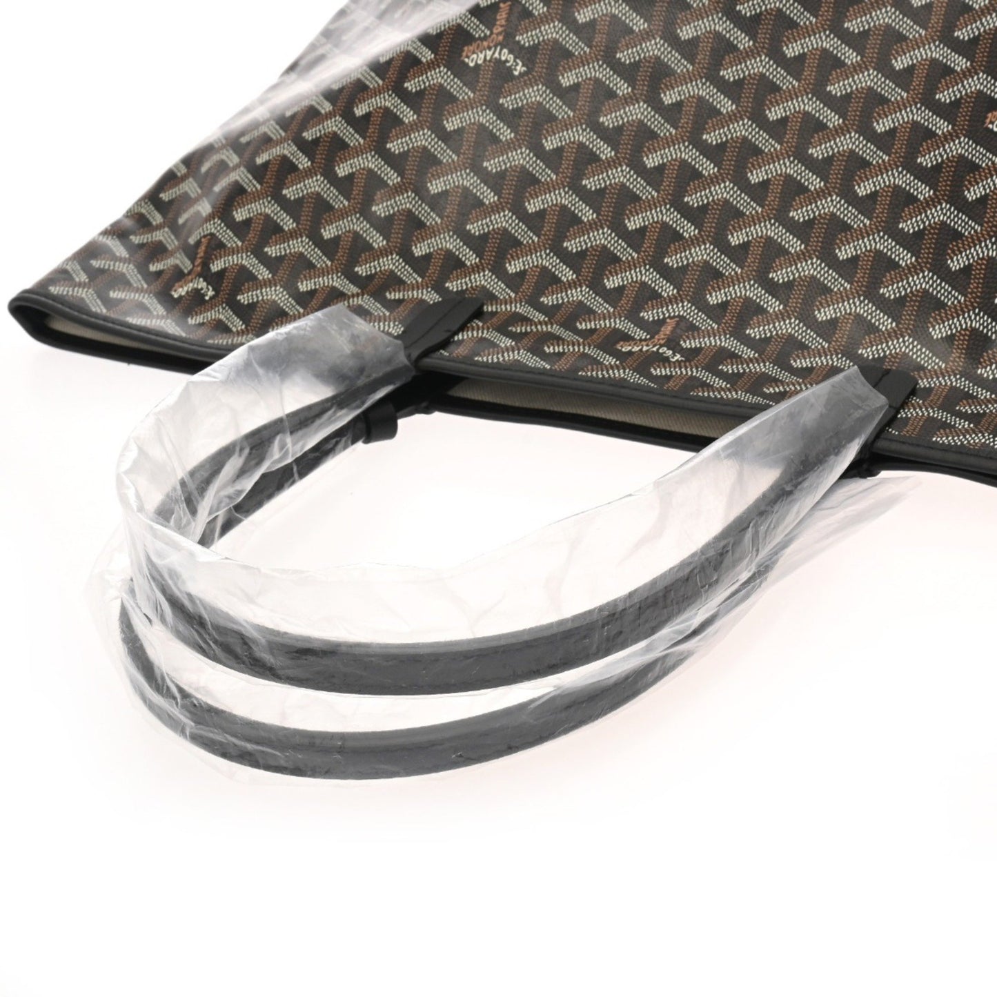 Goyard Pvc Black Tote Bags