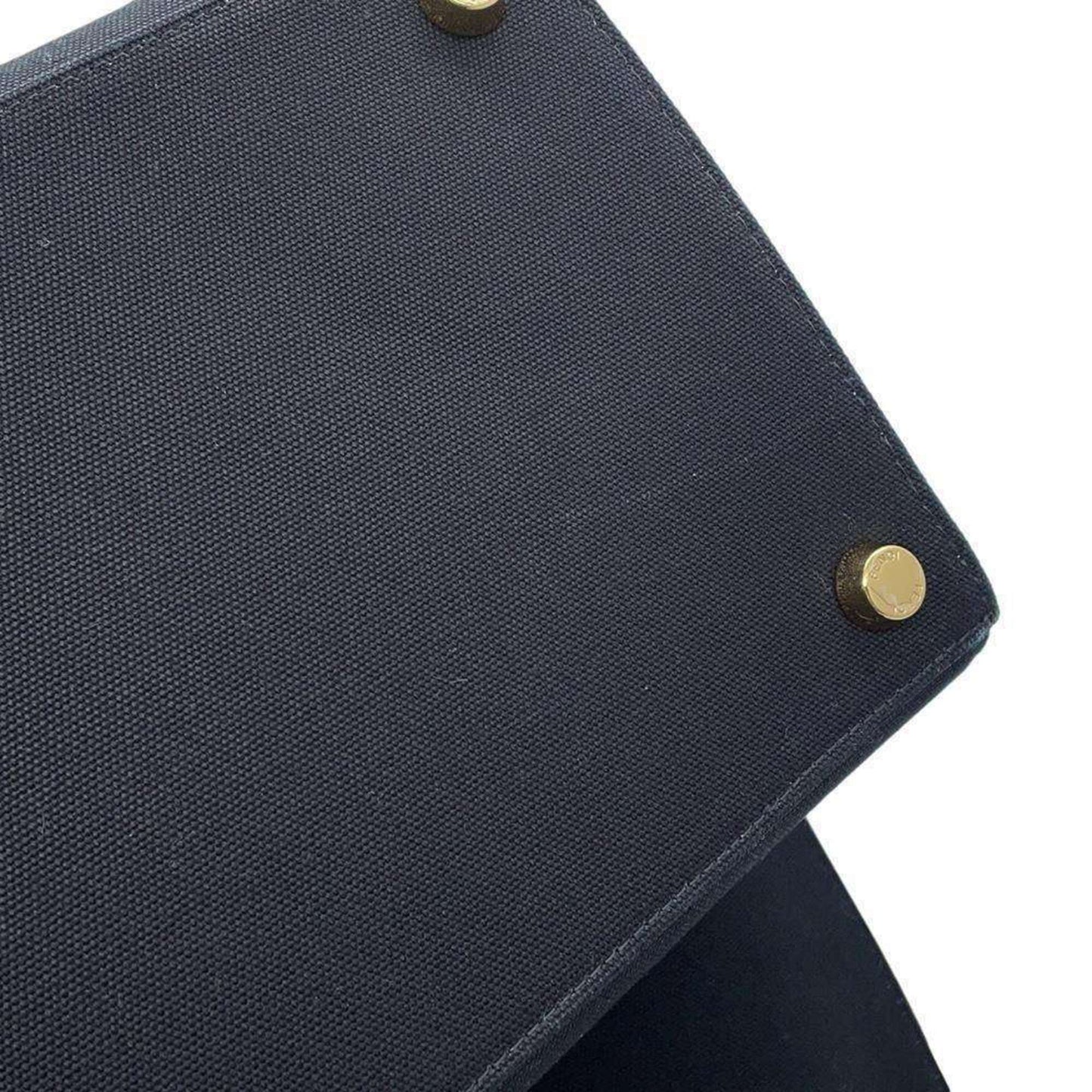Fendi Canvas Black Shoulder Bags