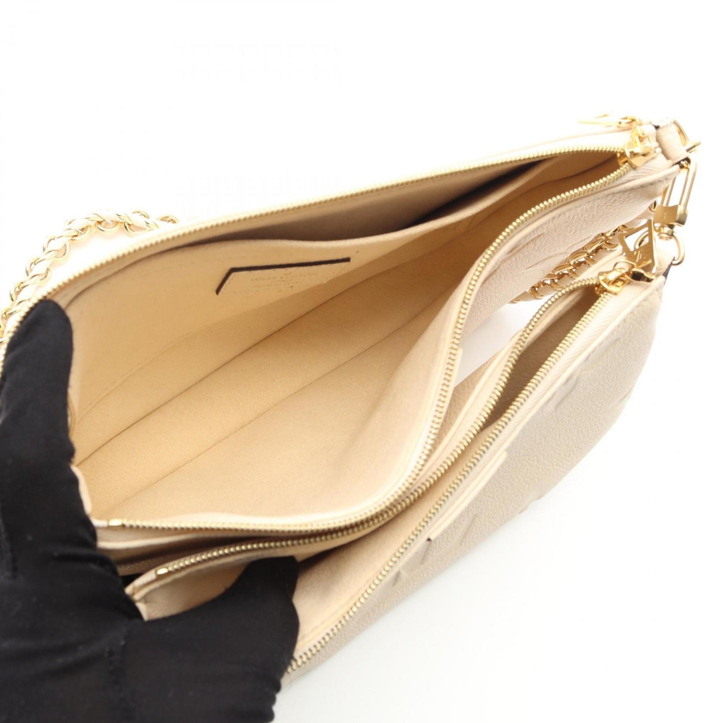 Louis Vuitton Empreinte Gray Shoulder Bags