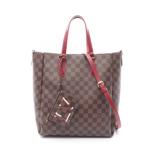 Louis Vuitton Coated Canvas Red Tote Bags