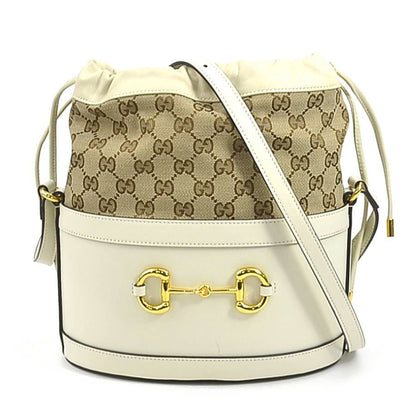 Gucci Canvas White Shoulder Bags