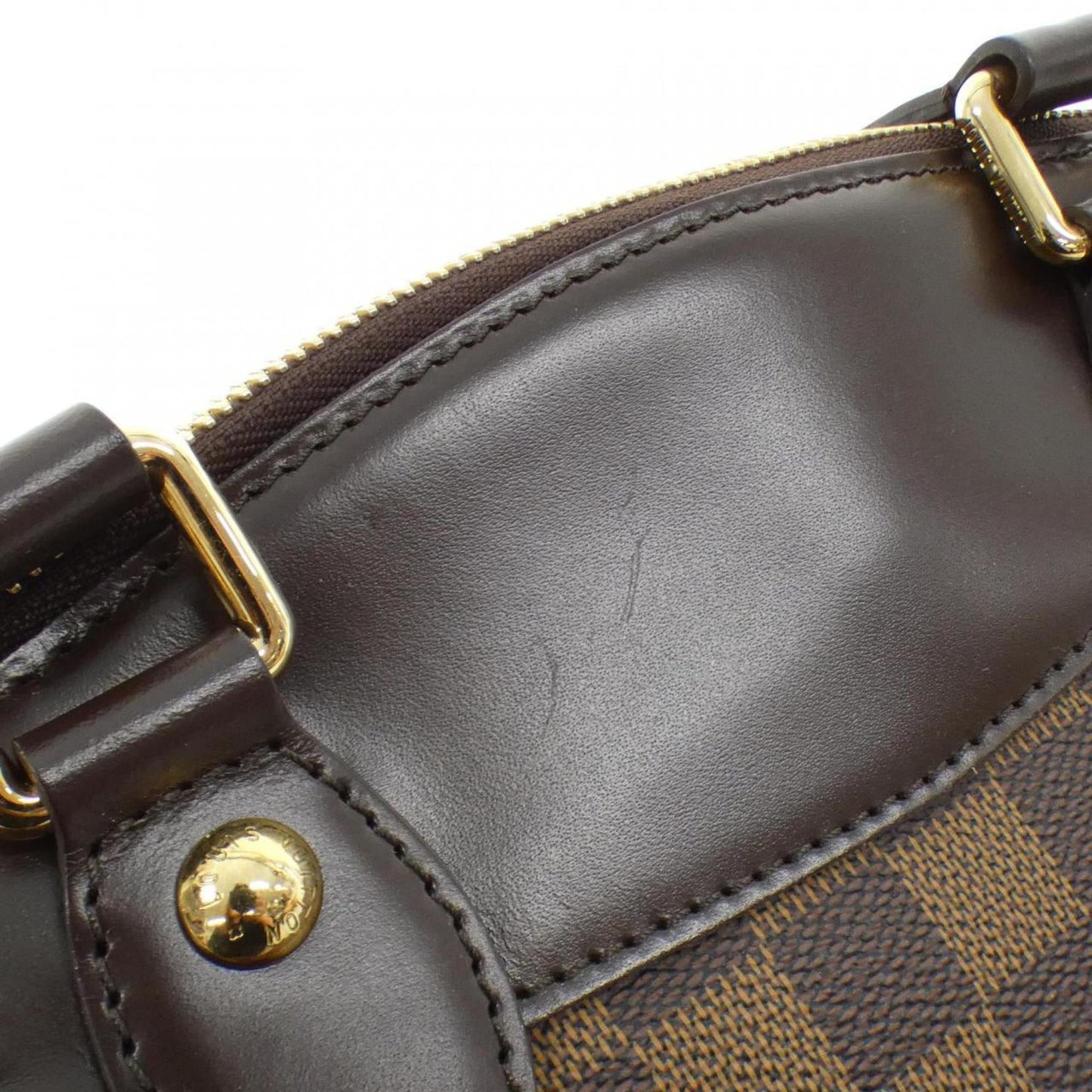 Louis Vuitton Coated Canvas Brown Handbags