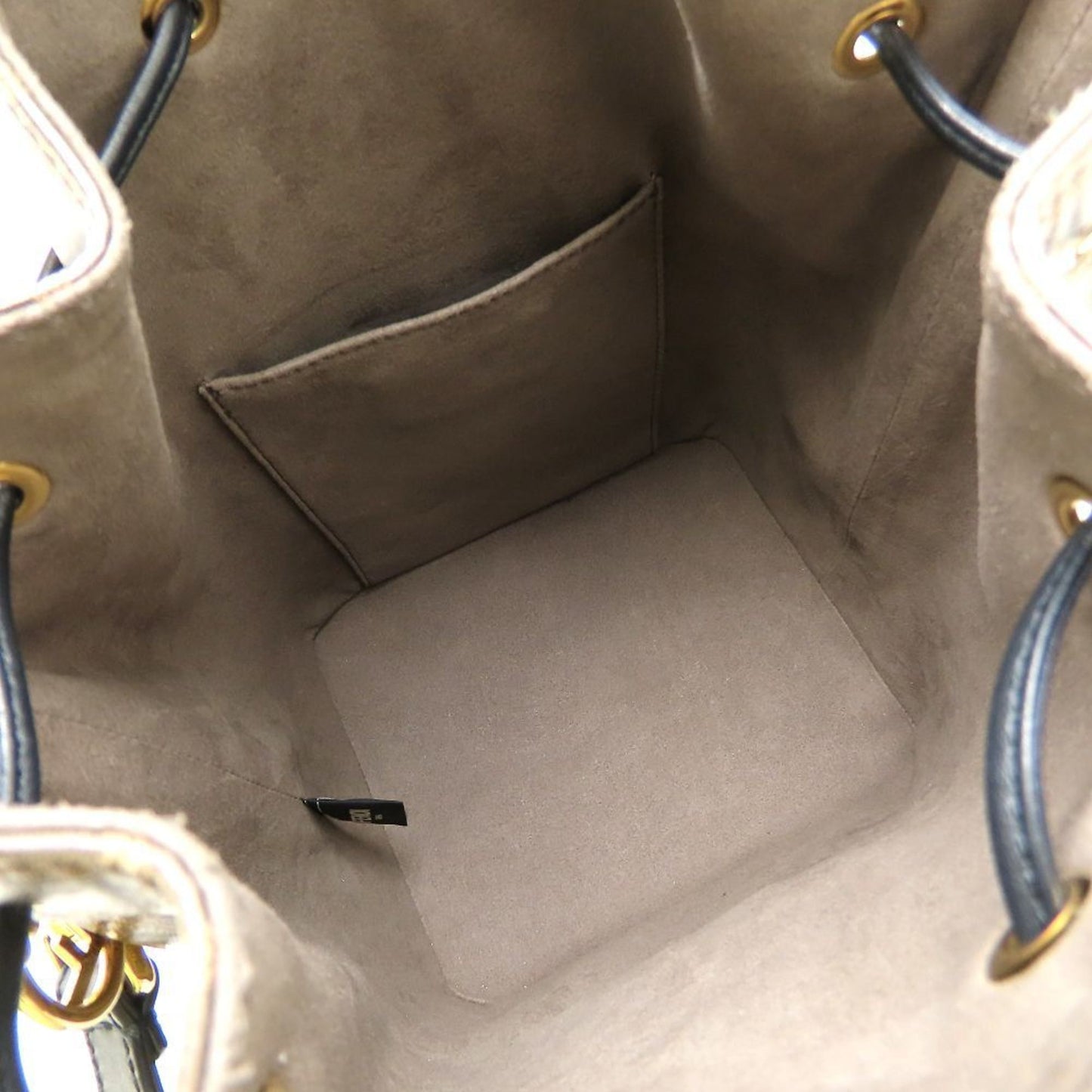 Fendi Coated Canvas Black Shoulder Bags
