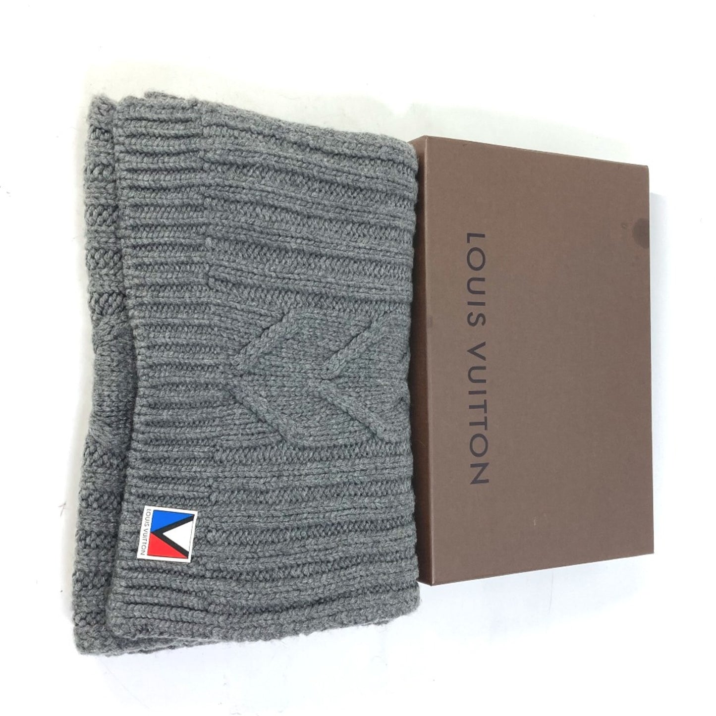 Louis Vuitton Wool Gray Scarves