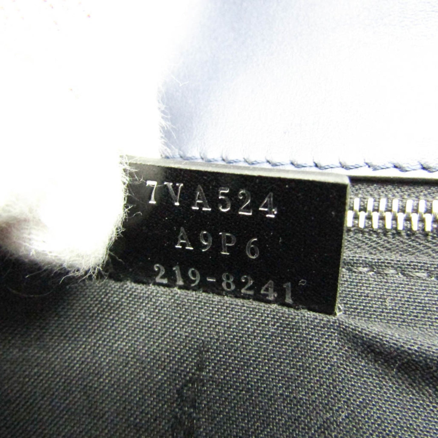 Fendi Canvas Blue Shoulder Bags