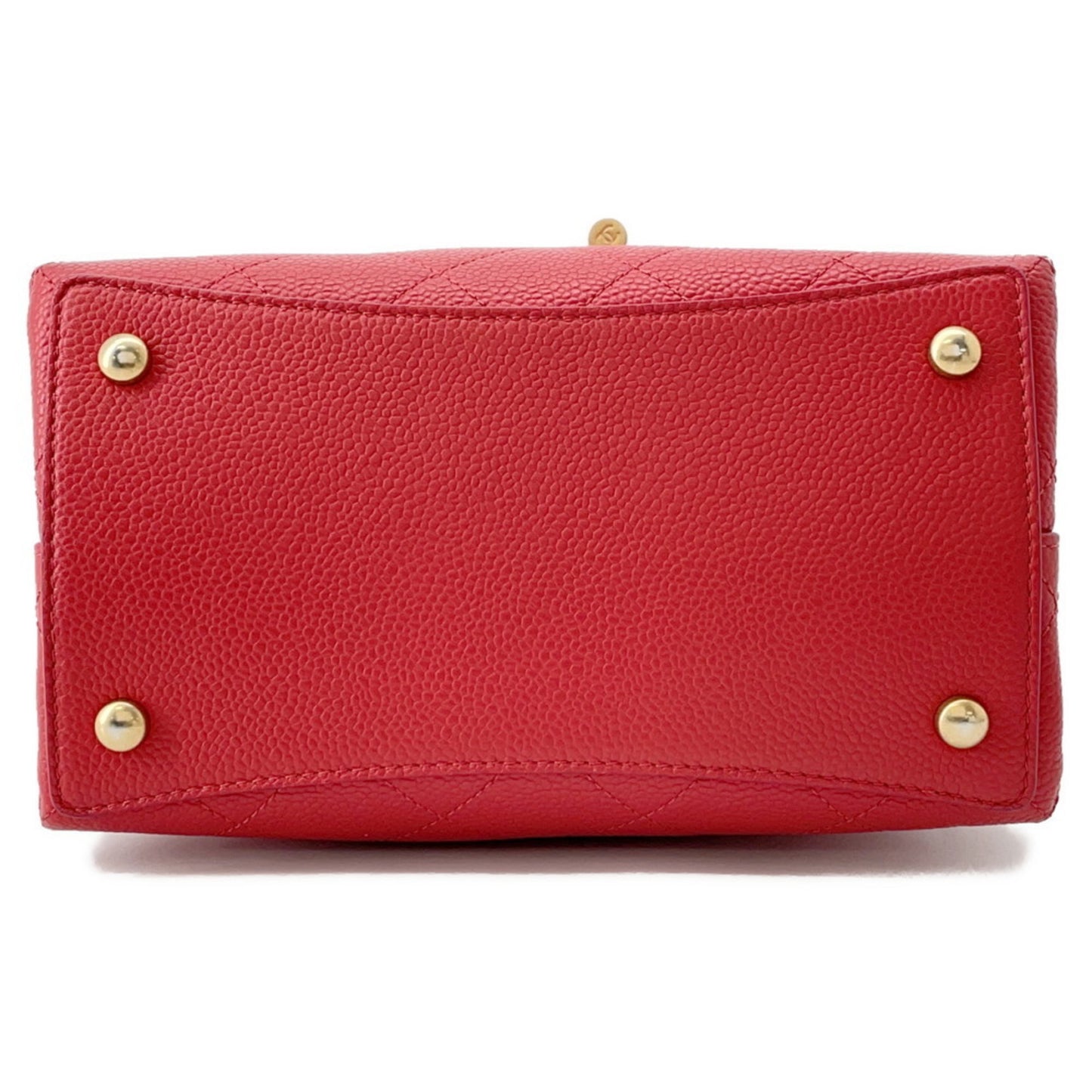 Chanel Calfskin Red Handbags