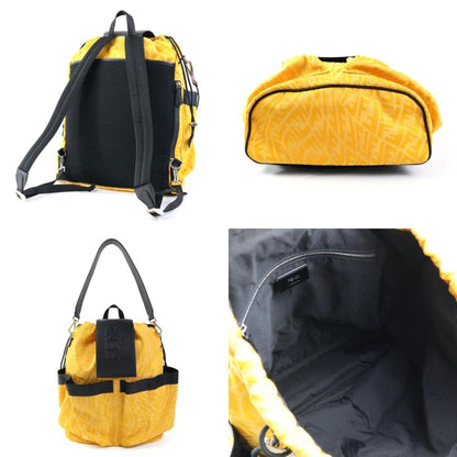 Fendi Canvas Black Backpacks