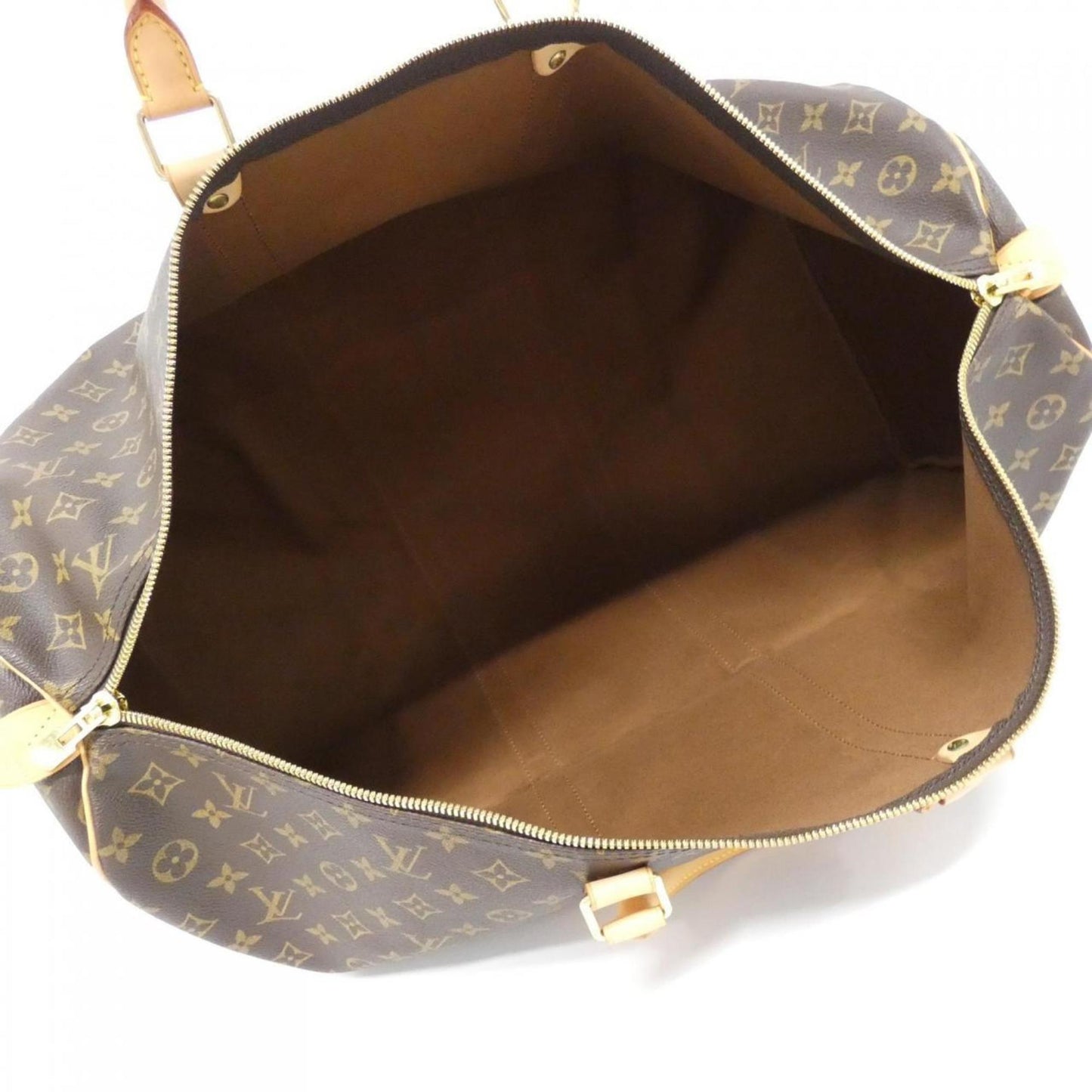 Louis Vuitton Coated Canvas Brown Travel Bags