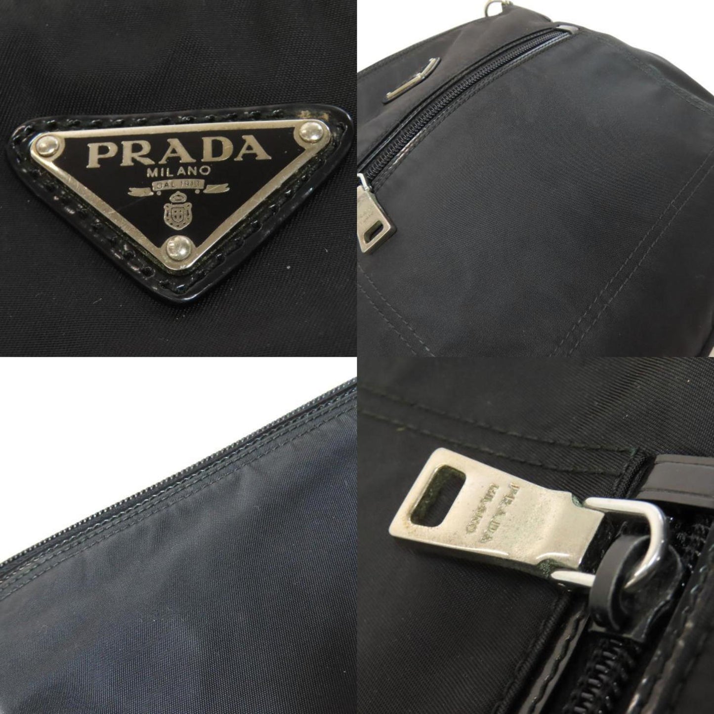 Prada Nylon Black Shoulder Bags