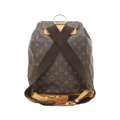 Louis Vuitton Coated Canvas Brown Backpacks