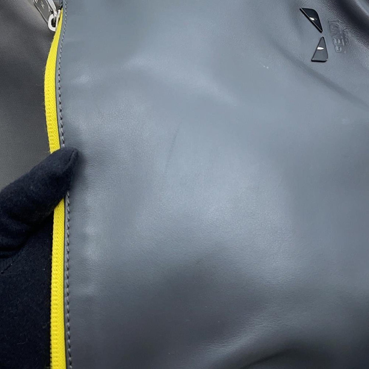 Fendi Nylon Gray Backpacks