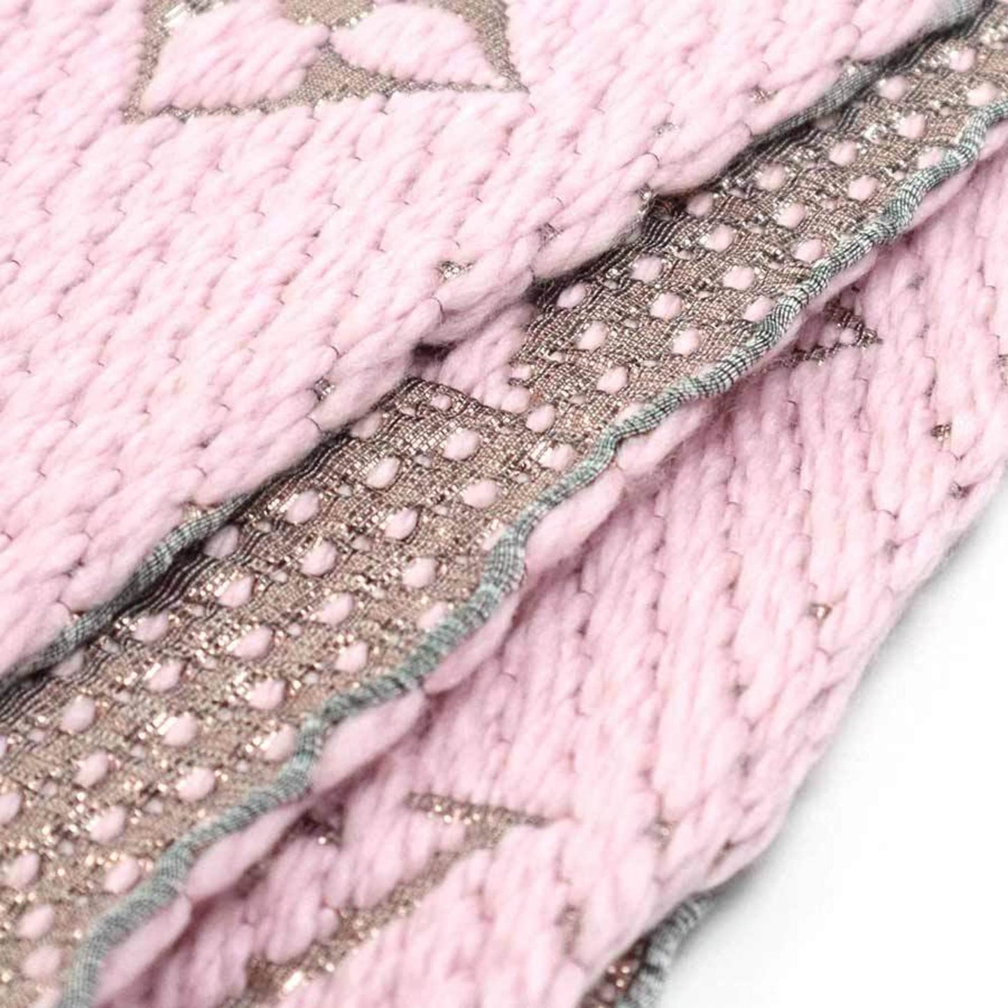 Louis Vuitton Wool Pink Scarves