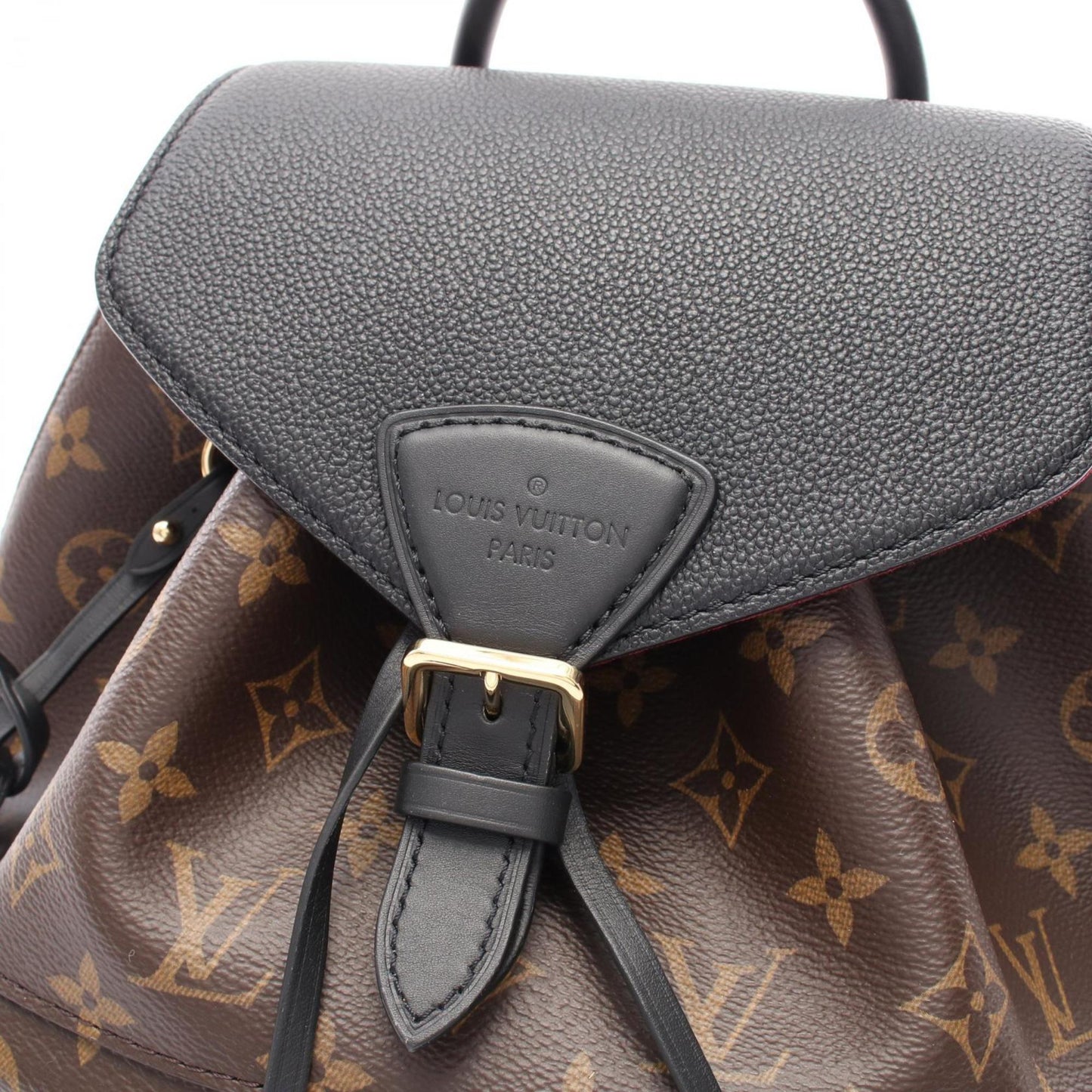 Louis Vuitton Coated Canvas Black Backpacks