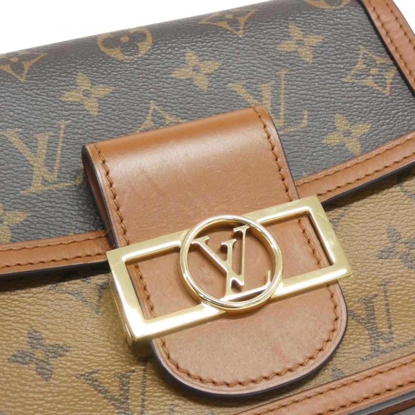 Louis Vuitton Coated Canvas Brown Shoulder Bags