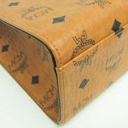 Mcm Coated Canvas Brown Handbags