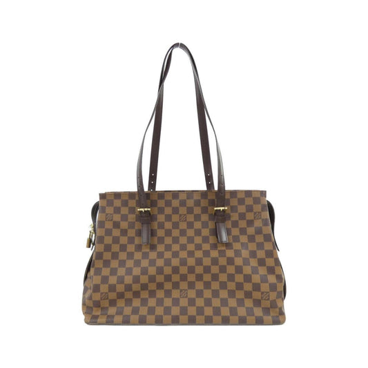 Louis Vuitton Coated Canvas Brown Shoulder Bags