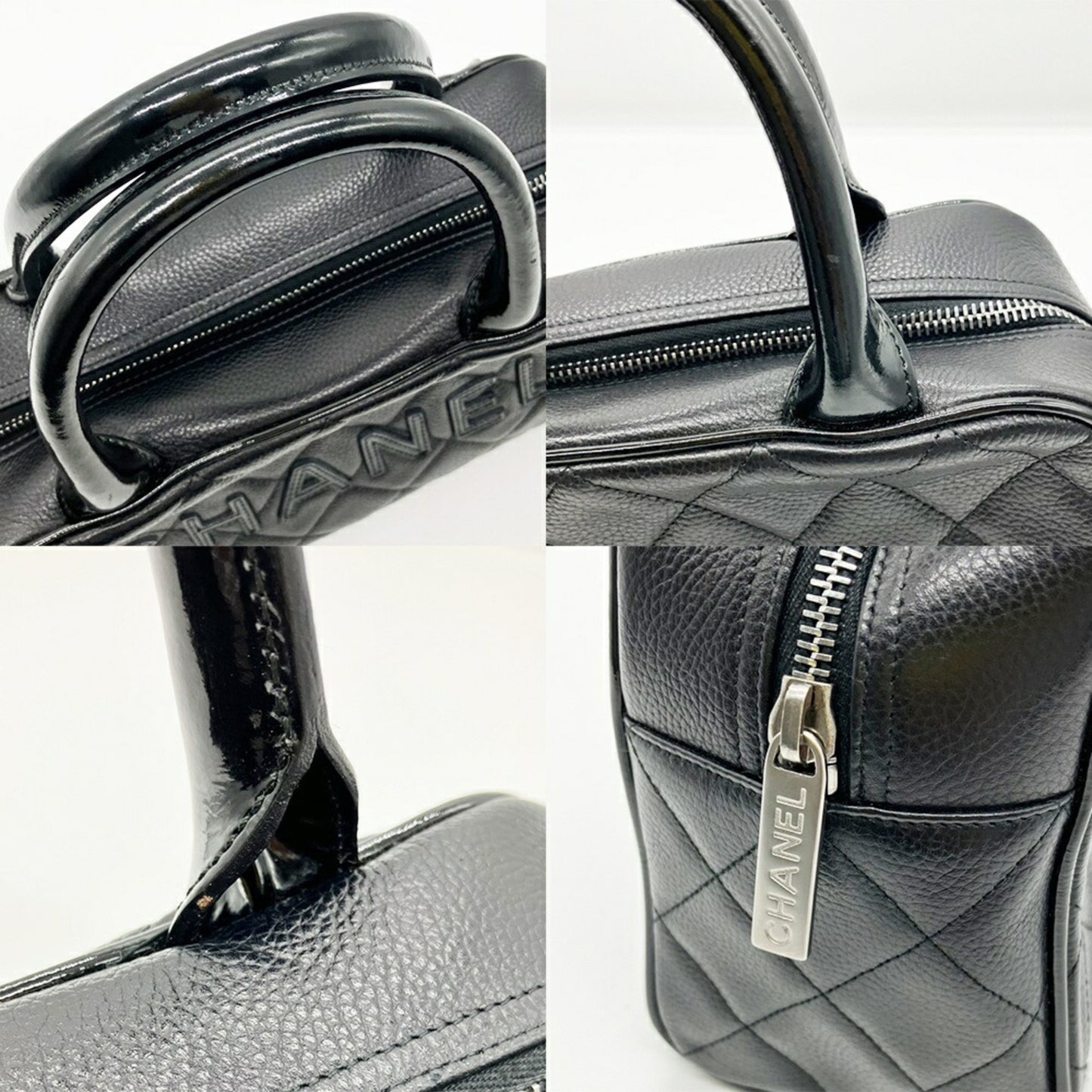 Chanel Calfskin Black Handbags