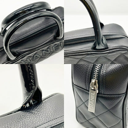 Chanel Calfskin Black Handbags