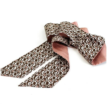 Fendi Silk Brown Scarves