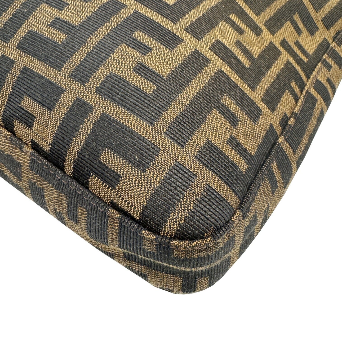Fendi Canvas Brown Shoulder Bags