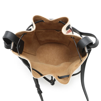 Loewe Canvas Black Shoulder Bags