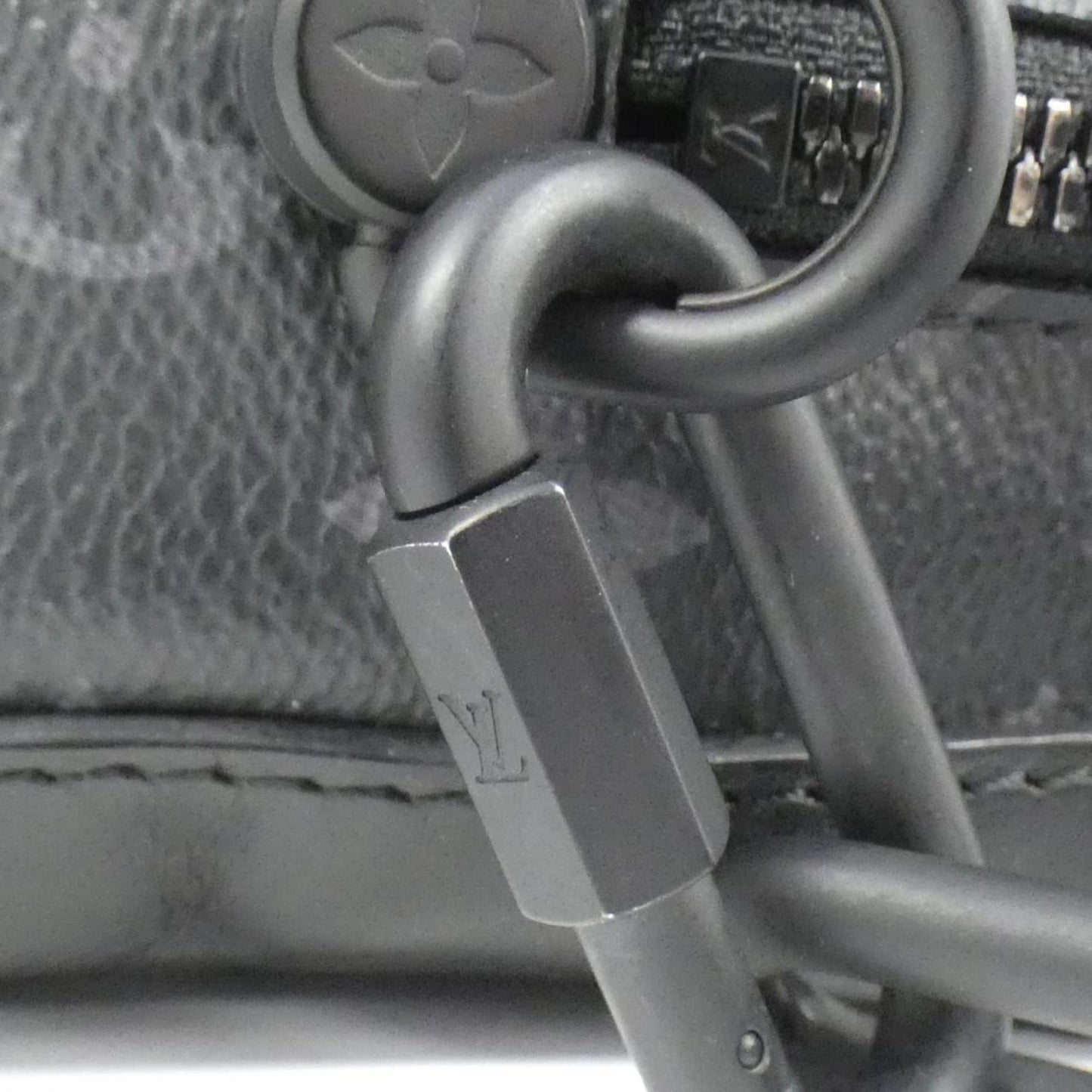 Louis Vuitton Coated Canvas Black Shoulder Bags