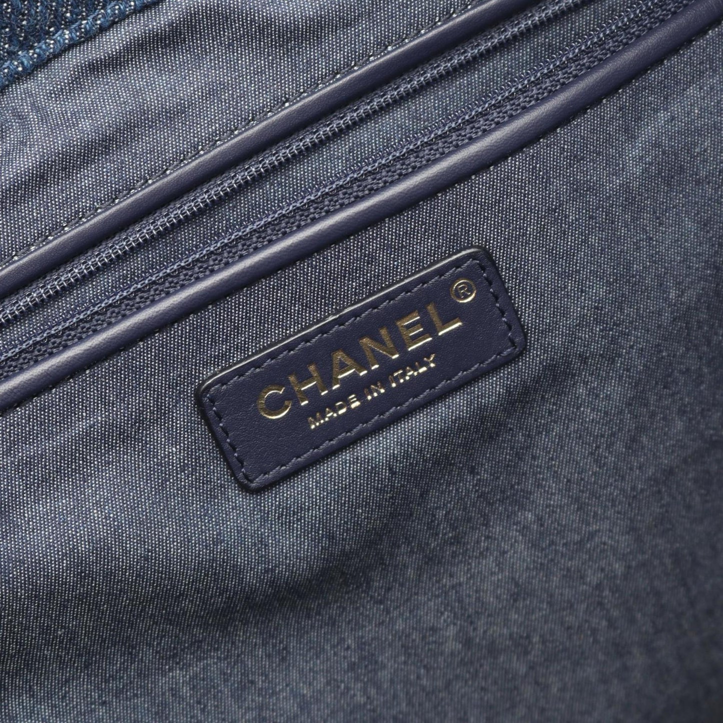 Chanel Denim Blue Tote Bags