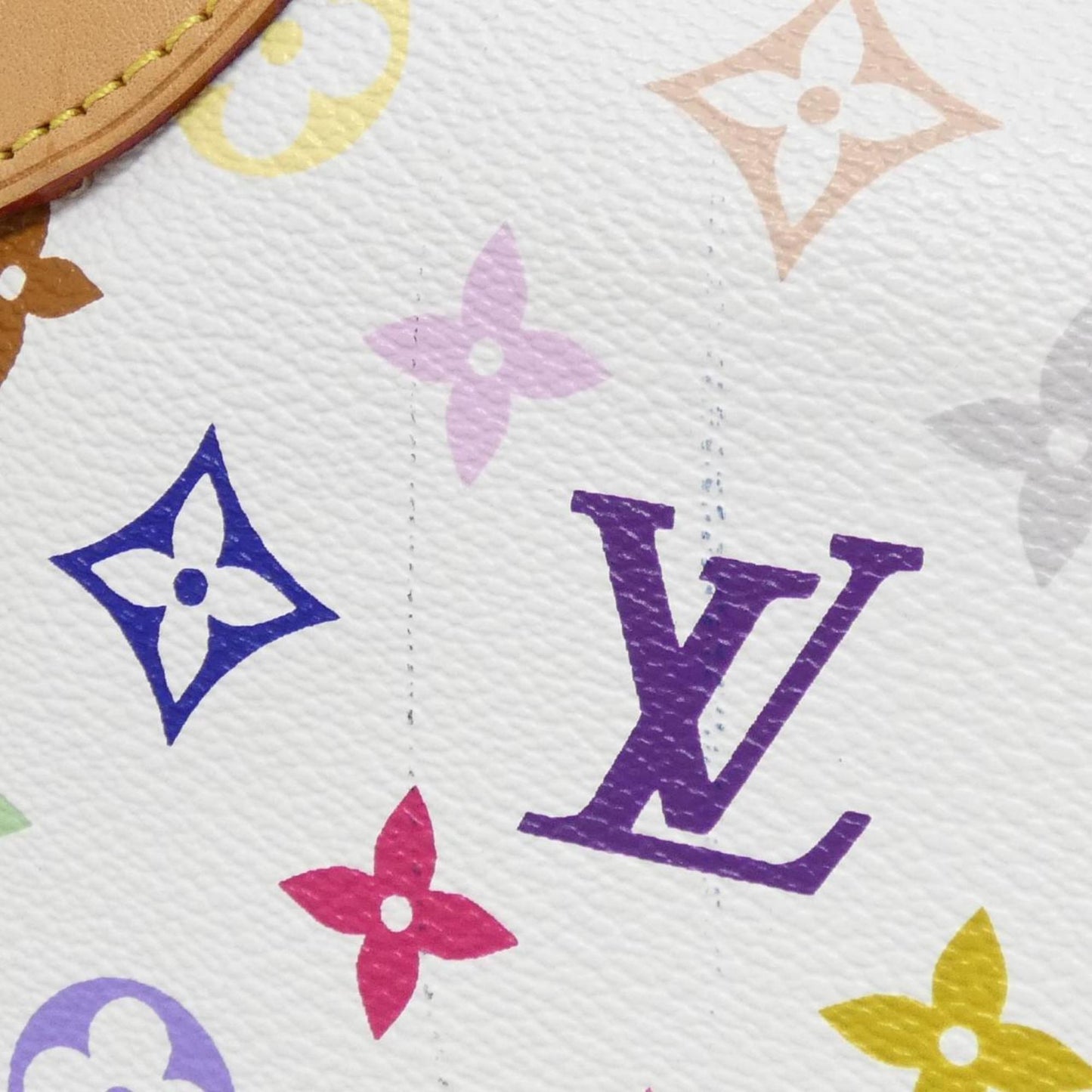 Louis Vuitton Coated Canvas White Shoulder Bags