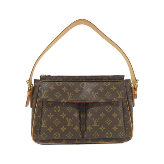 Louis Vuitton Coated Canvas Brown Shoulder Bags