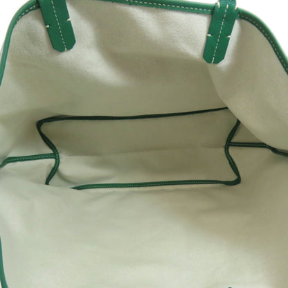 Goyard Coated Canvas Green Tote Bags