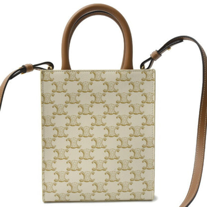 Celine Pvc Brown Handbags