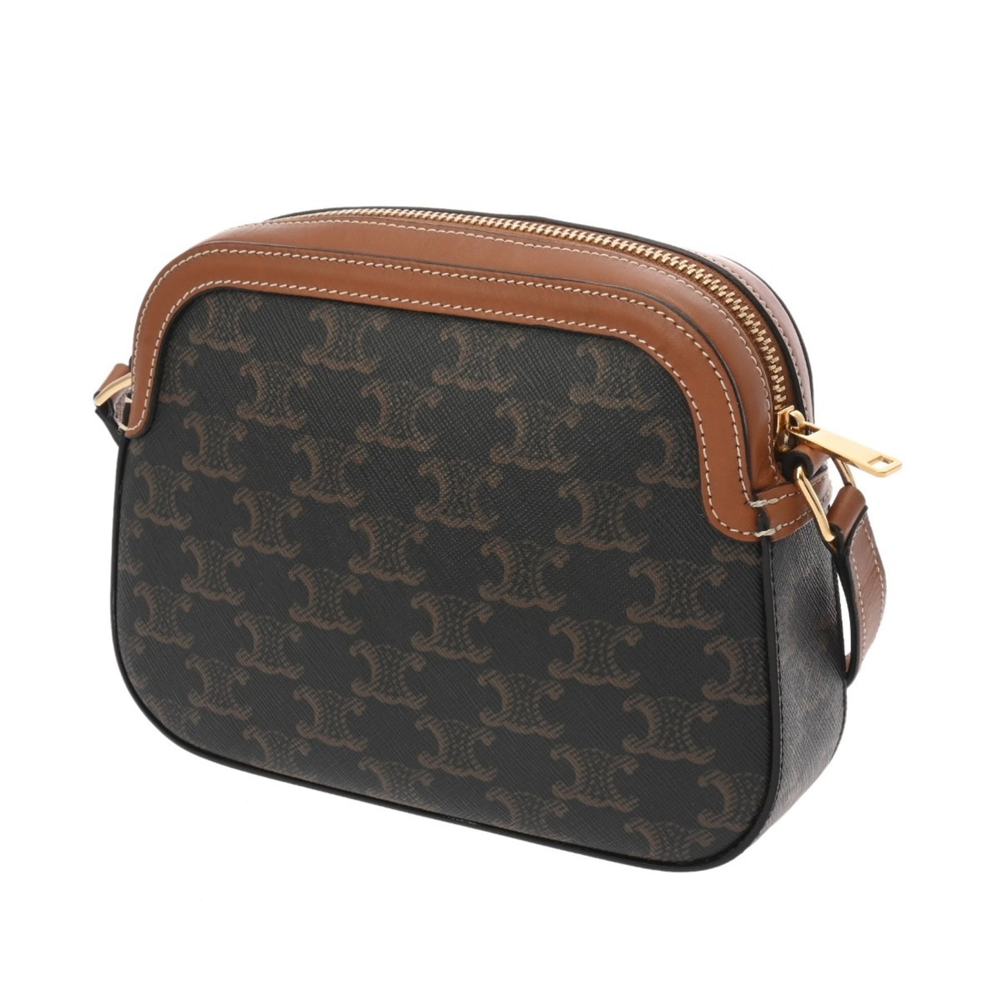Celine Pvc Brown Shoulder Bags
